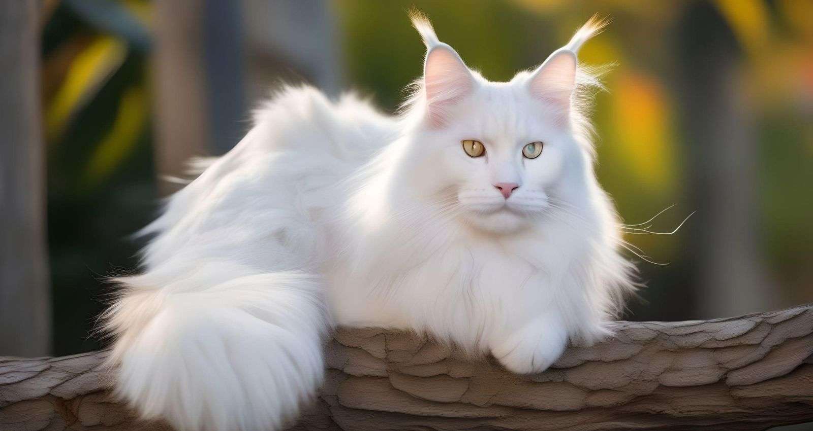 Maine coon white